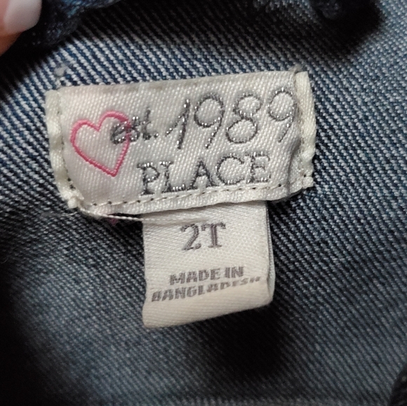 CHILDREN'S PLACE GIRL'S DENIM SNAP DOWN JACKET! - Picture 5 of 6